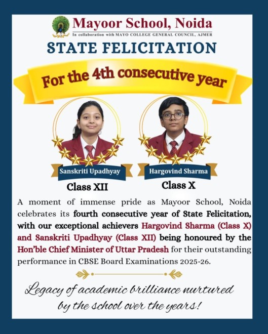 State Felicitation - for the 4th consecutive year